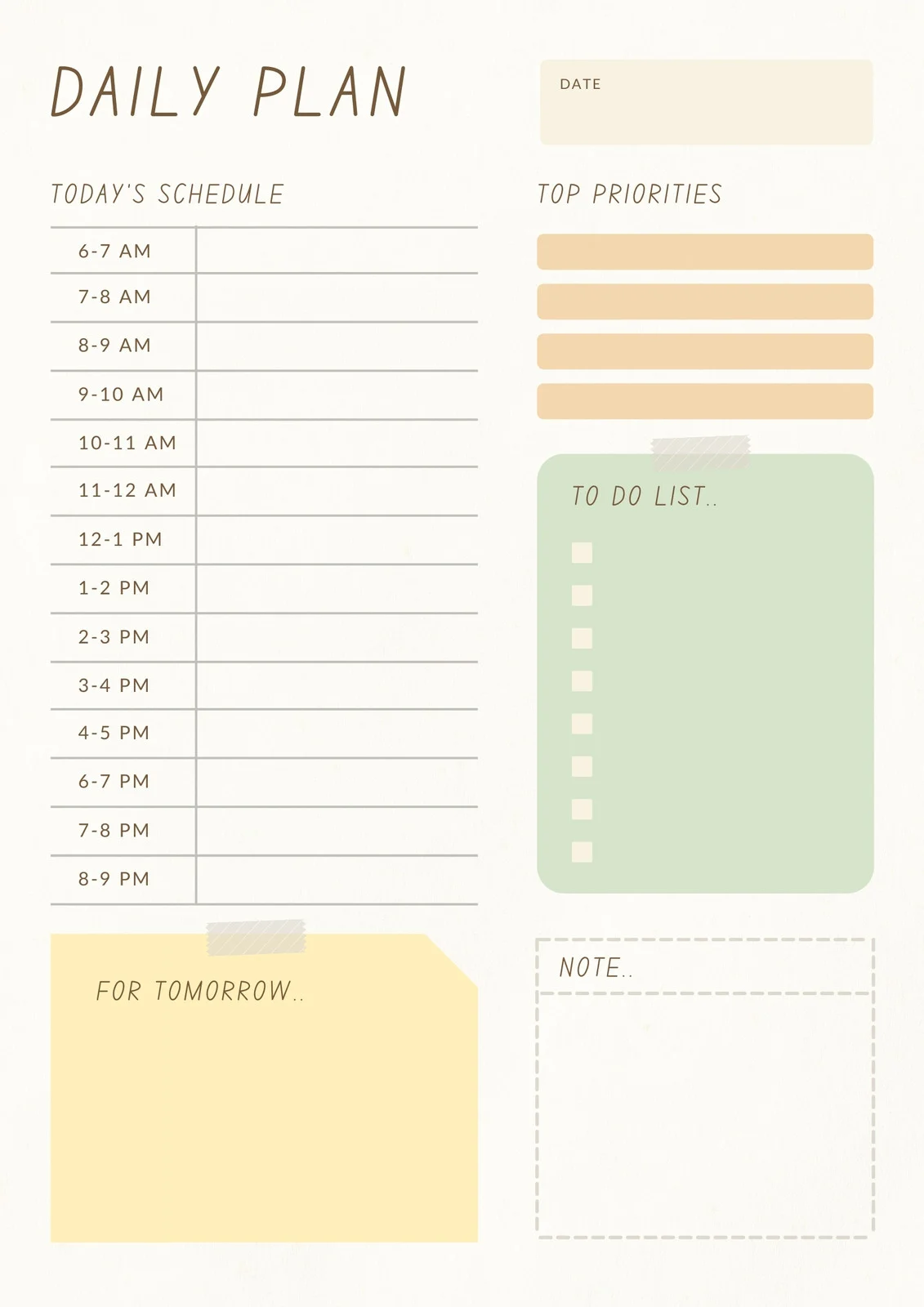 apps for routine planning